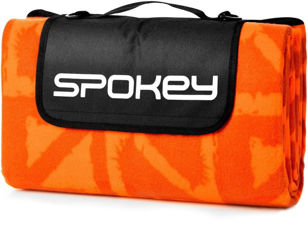 Spokey PICNIC APRICOTE Pikniková deka s popruhem