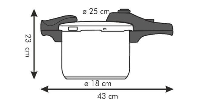 Tescoma Tlakový hrnec BIO EXCLUSIVE+