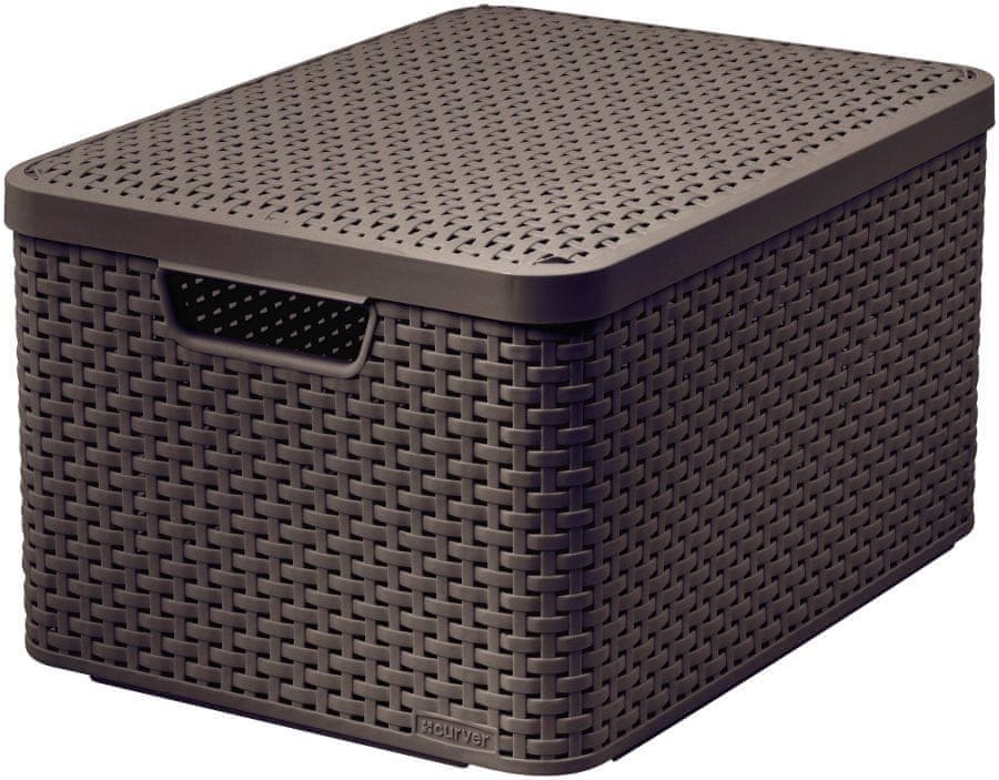 Curver Rattan Style box L