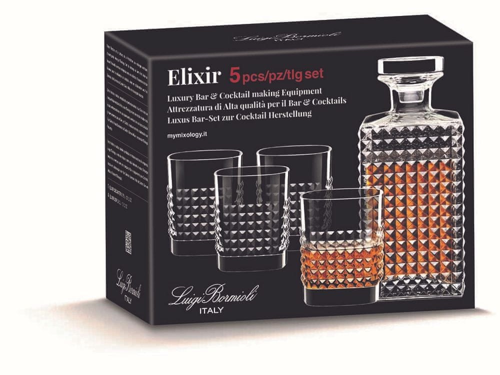 Luigi Bormioli Elixir whisky set 5 ks