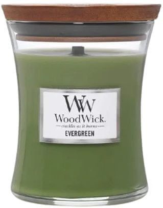 Woodwick Svíčka Evergreen Small Candle